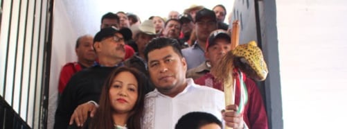 Regino Gallardo González, presidente municipal de Santa María Chilchotla, Oaxaca