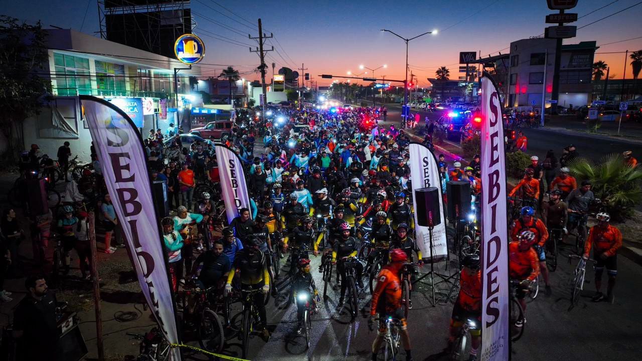 Más de 2,500 ciclistas se unen en Culiacán por el cuidado del agua: Rubén Rocha