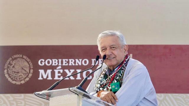 El presidente López Obrador