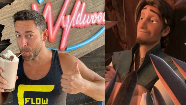 Zachary Levi y Flynn