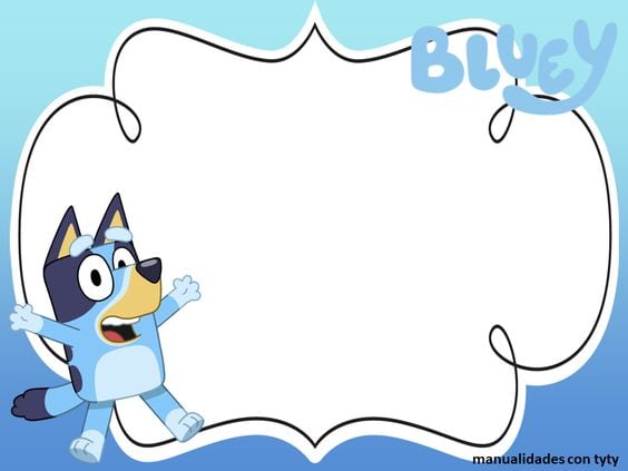 Tarjetas de Bluey para graduación