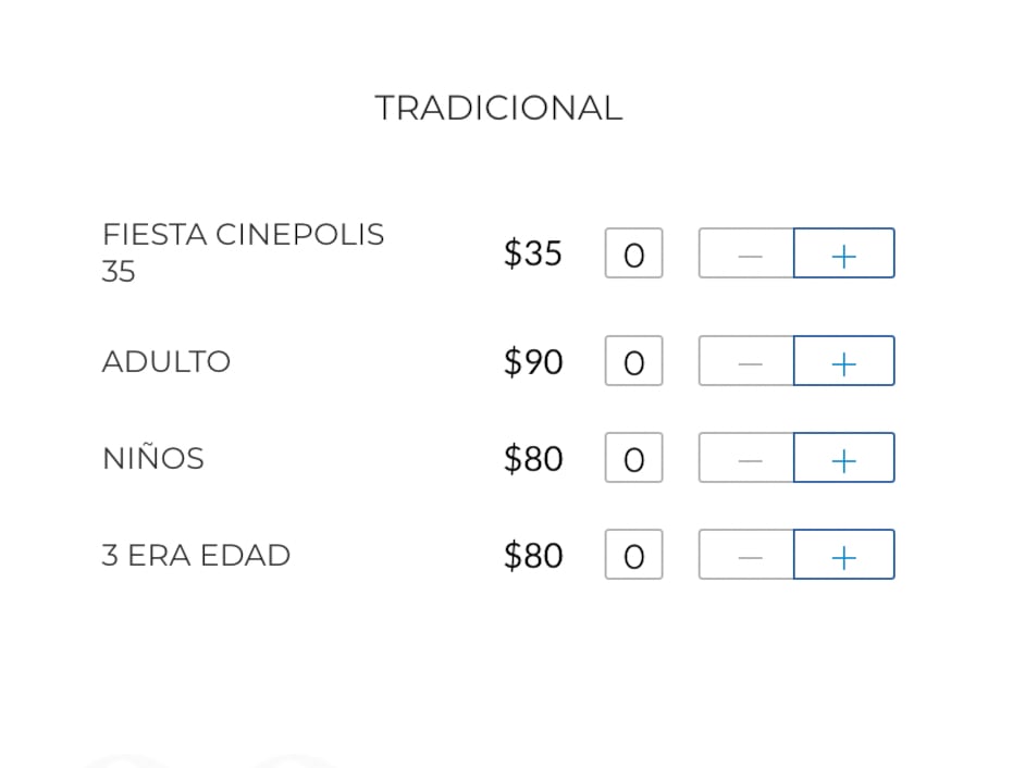 Boletos Cinépolis