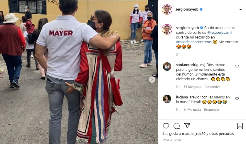 Post de Sergio Mayer en Instagram.