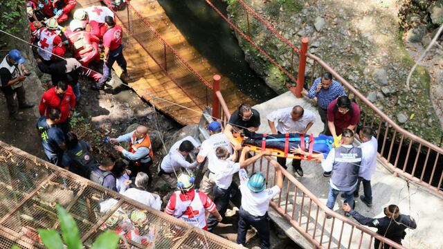 Puente colgante del Paseo Ribereño de Cuernavaca