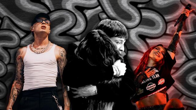 Anitta abraza a Peso Pluma por su cumpleaños 25