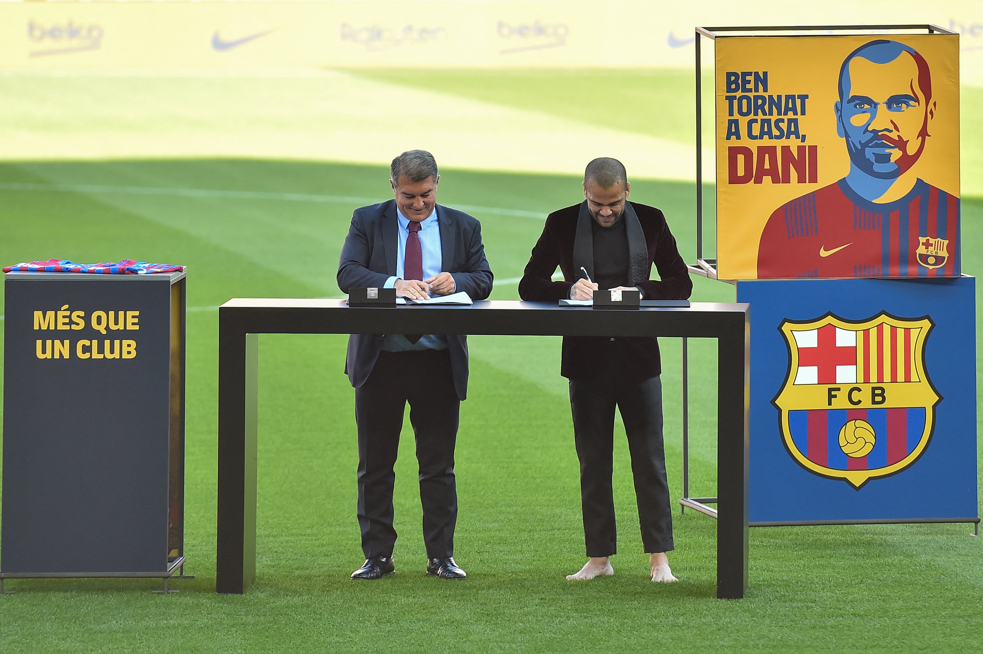 Dani Alves en su segunda etapa con el FC Barcelona