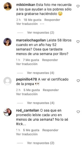 Usuarios de Instagram no creen que Mars Aguirre haya leío 58 libros durante el 2022