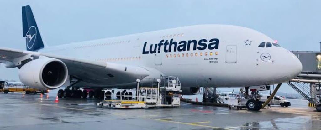 Avión de Lufthansa