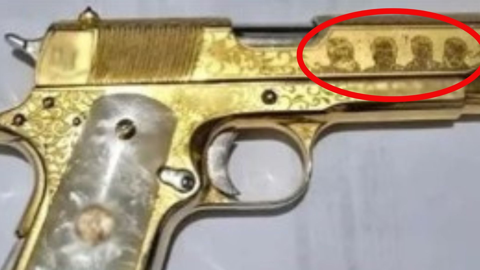 Arma de Juan Pablo Bastidas Erenas, el Payo