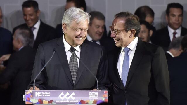 Andrés Manuel López Obrador y Carlos Salazar Lomelín. Perspectiva de crecimiento en México.