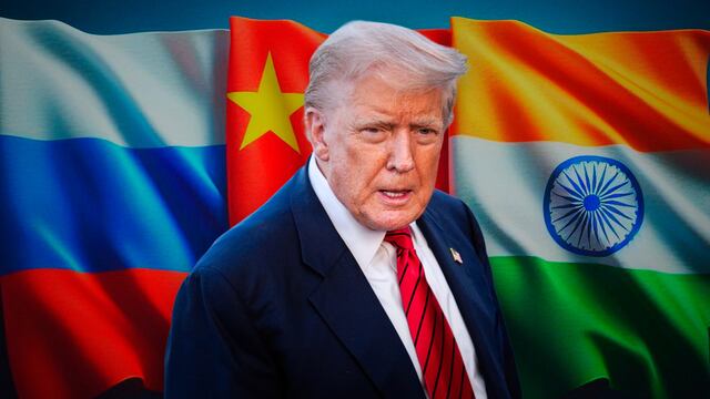 Donald Trump reclama relación de Rusia e India con China