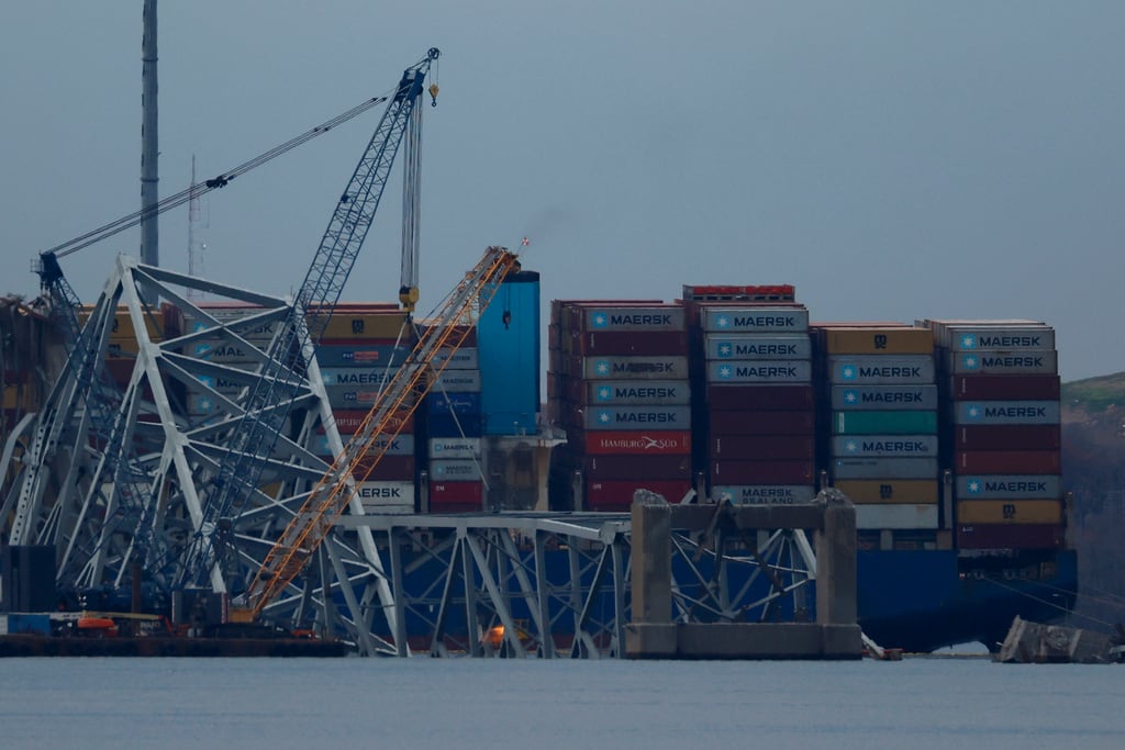 Puente de Baltimore colapsado