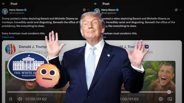 La Casa Blanca minimiza video de Trump acusado de racista contra los Obama