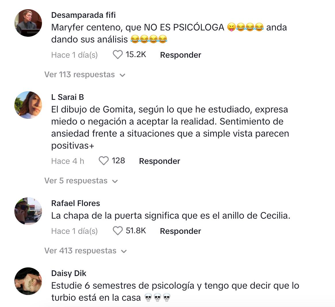 Maryfer Centeno analiza el dibujo de Gomita y los usuarios opinan