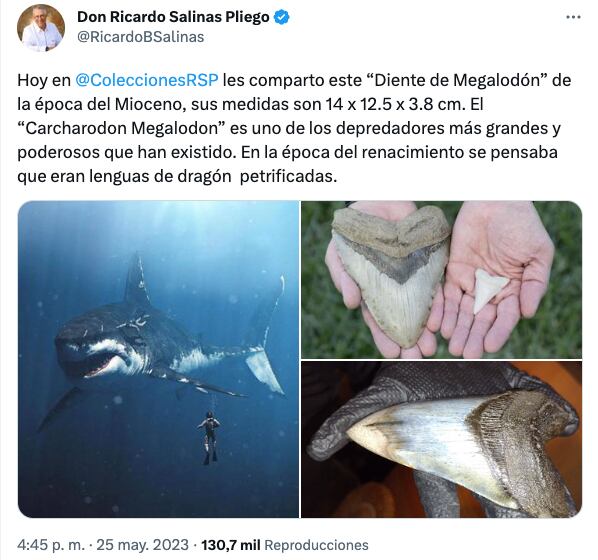 Ricardo Salinas Pliego presume una curiosa colección