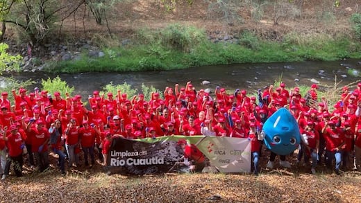 Más de 200 voluntarios de Grupo Rica consiguieron retirar 660 kilos de residuos del Río Cuautla