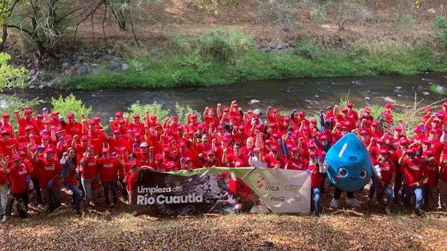 Grupo RICA retira más de 660 kilos de residuos del Río Cuautla en jornada ambiental.