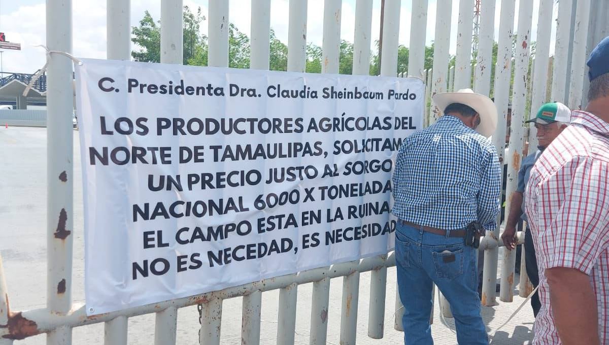 Bloqueo en el Puente Internacional Pharr-Reynosa