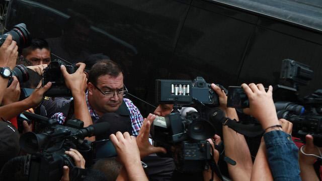 Imagen de abril de 2017, durante el proceso de extradición contra Javier Duarte.