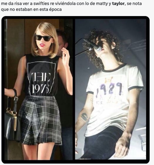Rumores aseguran que Taylor Swift y Matty Healy están saliendo y los memes se disparan