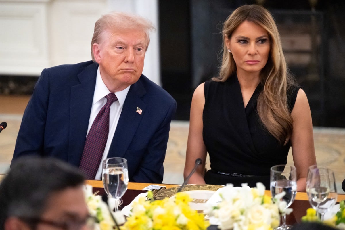 Donald Trump con Mark Zuckerberg, Tim Cook, Bill Gates y otros CEO en la Casa Blanca