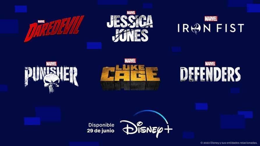 Series de Marvel y Netflix