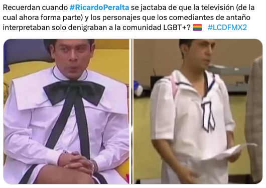 Los memes de Ricardo Peralta por su look en La Casa de los Famosos México 2024