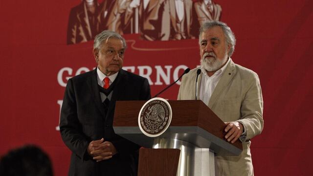 Andrés Manuel López Obrador y Alejandro Encinas
