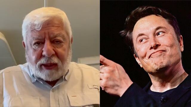 Elon Musk y Jaime Maussan