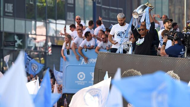 Manchester City celebró la 'Triple Corona' que ganó en la temporada