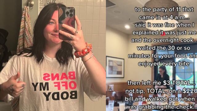 Mesera llora por clientes que no pagan cuenta de 4 mil pesos