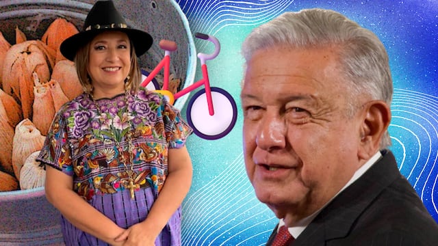 AMLO contra Xóchitl Gálvez por usar bicicleta