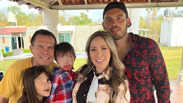 Julio César Chávez festejó el cumpleaños del Junior junto a su familia.