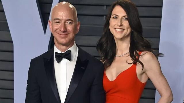 Jeff Bezos y su ex esposa MacKenzie Scott