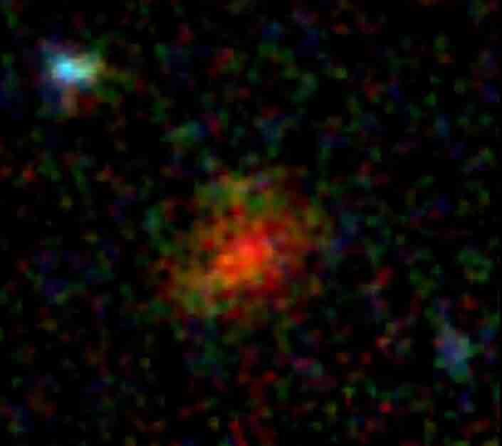 Galaxia lejana captada por el Telescopio James Webb