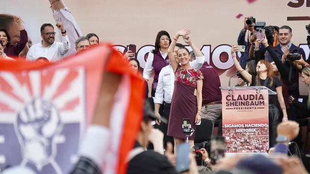 Claudia Sheinbaum, candidata a la presidencia de la república por la coalición Morena-PT-PVEM