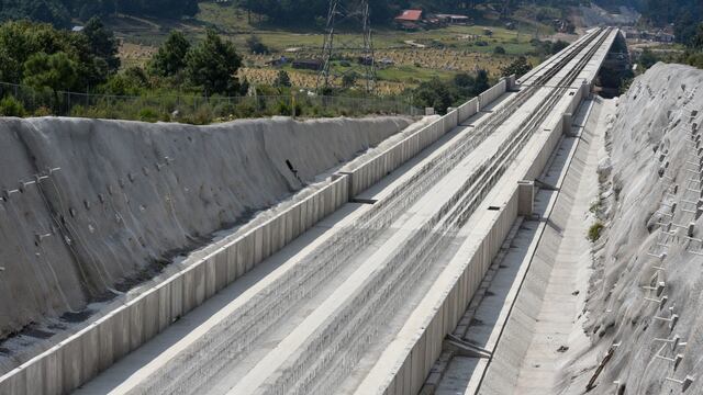 Obras del Tren Interurbano México-Toluca