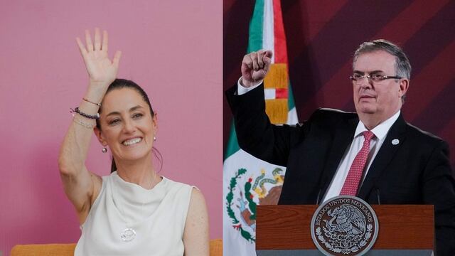 Claudia Sheinbaum y Marcelo Ebrard, aspirantes a candidatura de Morena