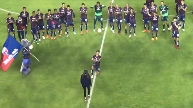 Daniel Lajud, pide matrimonio en el estadio Azulgrana