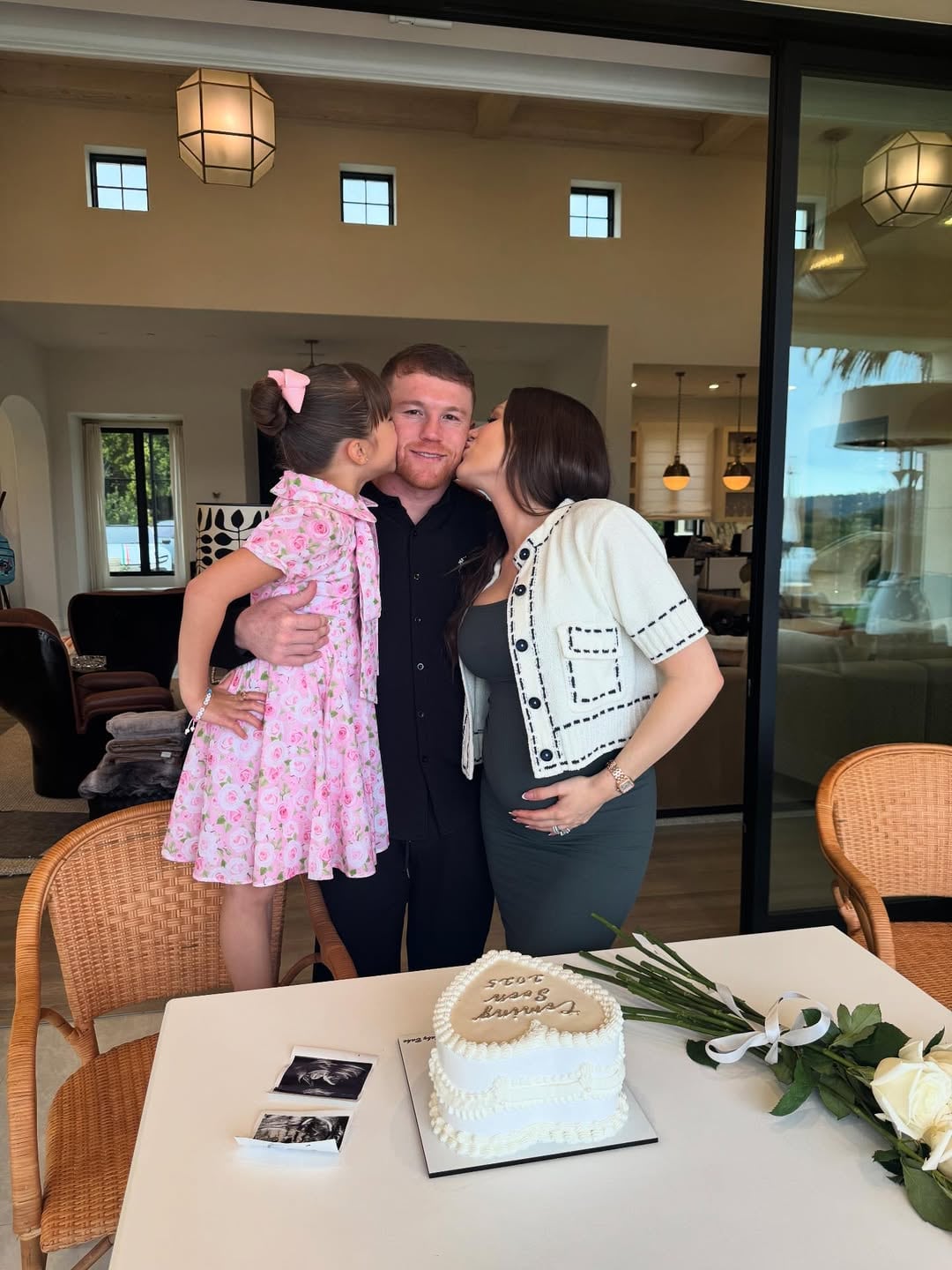 Saúl Álvarez, Canelo, y Fernanda Gómez