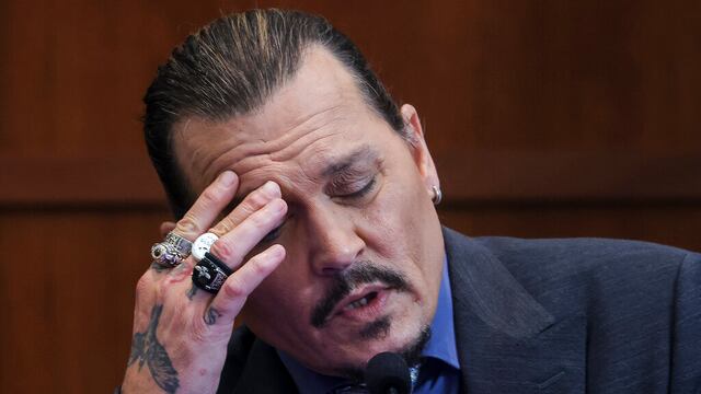Johnny Depp testificando