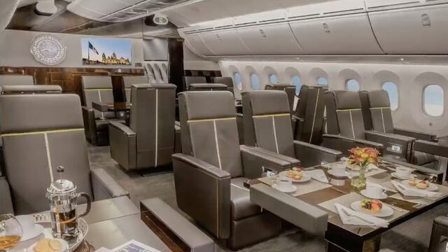 Interior del Avión Presidencial