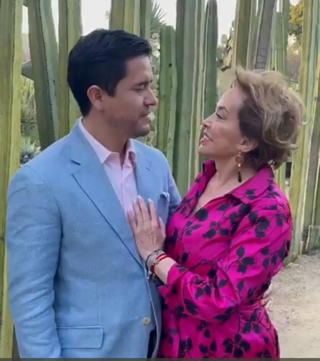 Elba Esther Gordillo y Luis Antonio Lagunas