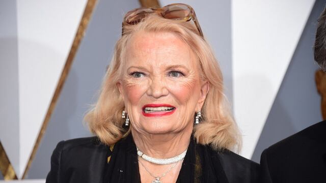 Gena Rowlands, actriz.