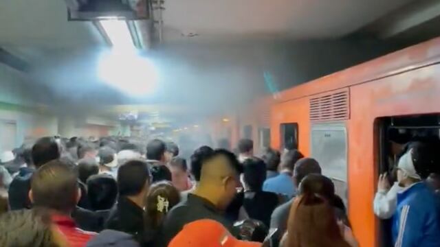 PRESENCIA DE HUMO EN ESTACIÓN GARIBALDI, LÍNEA B