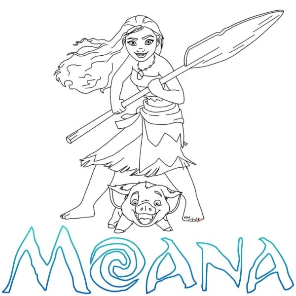 Dibujos de Moana