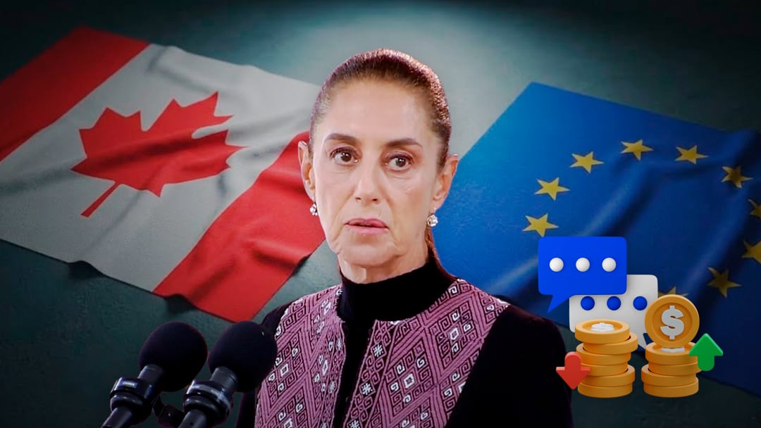 Claudia Sheinbaum habla sobre Canadá, la UE y T-MEC