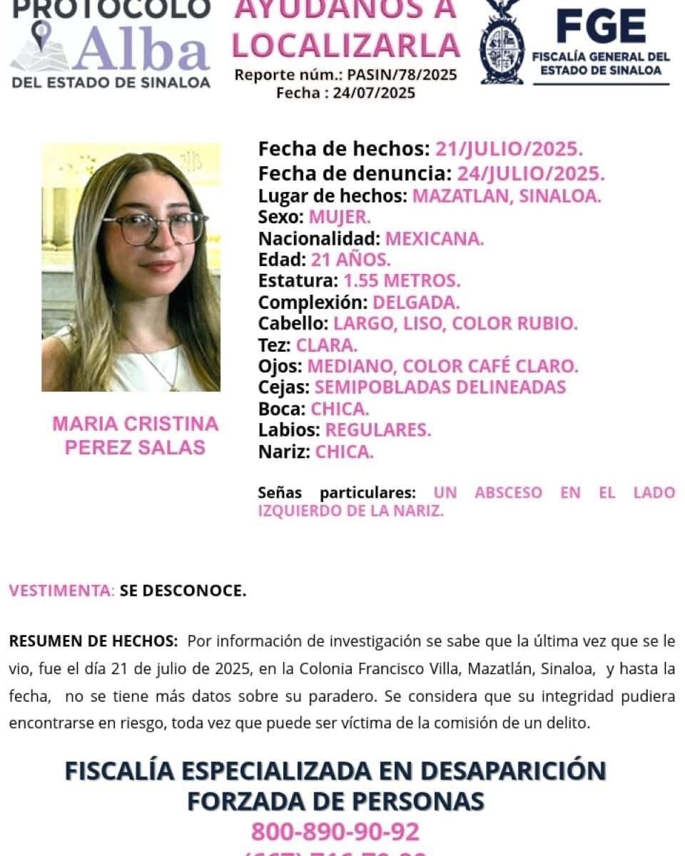 Desapariciones en Mazatlan