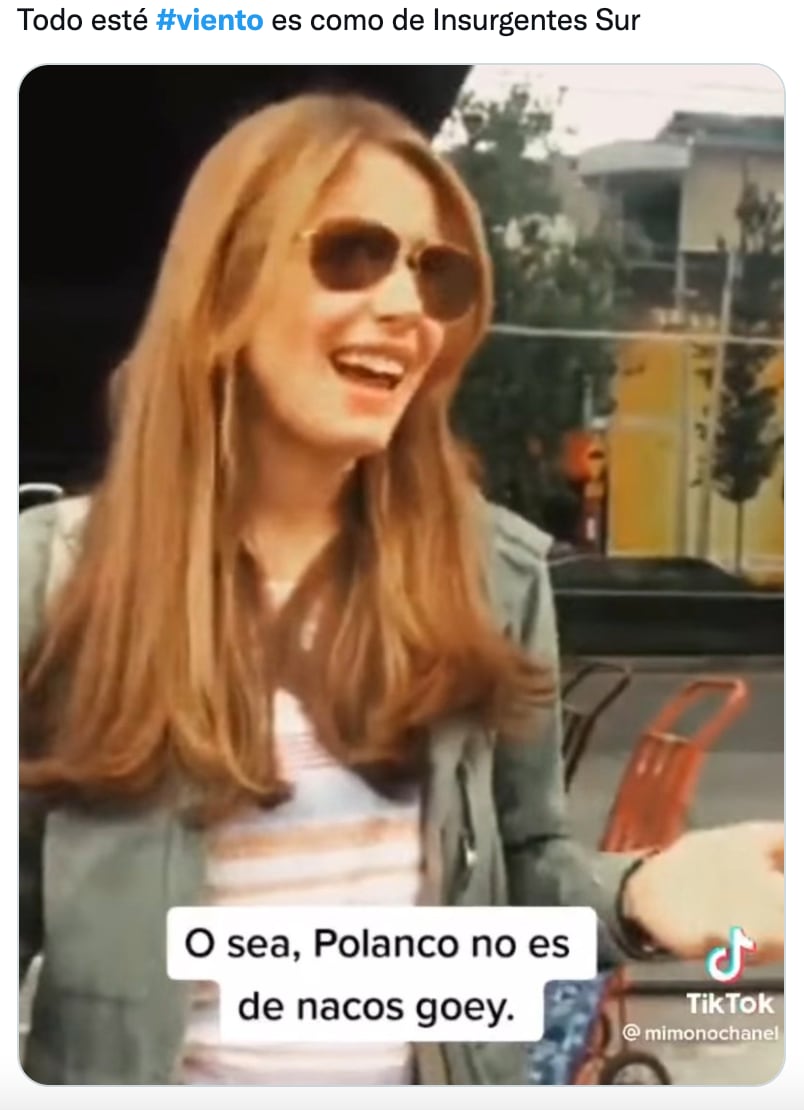 memes sobre el viento en CDMX el 22 de mayo 2022