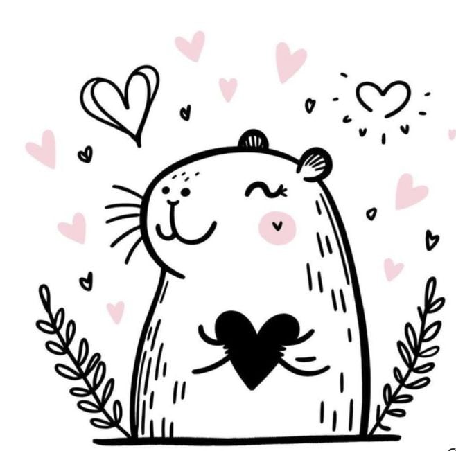 Capibara más enamorado por el Día del Niño